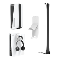JYS Muurbeugel Haak Set Houder Stand Beugel voor PS5 Game Console voor Play Station 5 Gamepad Hoofdtelefoon