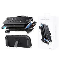 Voor Switch2 Beschermende Case Volledige TPU Beschermende Case + Afneembare Cover Switch2 Host met Beugel Beschermhoes J