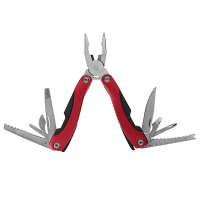 K MASTER 9 in 1 RVS Multifunctionele Vis Tangen Vouwmes Schroevendraaier Opener Gereedschap
