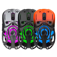 K Snake X10 Tri Mode Draadloze Gaming Muis Hol Ontwerp 10000DPI RGB Verlichting 400mAh Batterij 10000Hz Polling Frequent