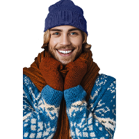 K UP Hats Wintermuts Beanie Yukon   kobalt blauw   zacht en licht gebreid