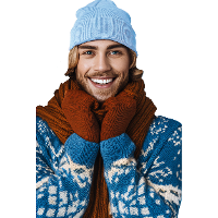 K UP Hats Wintermuts Beanie Yukon   lichtblauw   zacht en licht gebreid