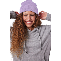 K UP Hats Wintermuts Beanie Yukon   lila paars   zacht en licht gebreid