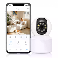 K12 Slimme Binnen WiFi PTZ Camera 1080P Vol HD 360° Kleuren Nachtzicht Beweging Tweeweg Audio Draadloze Beveiligingscame