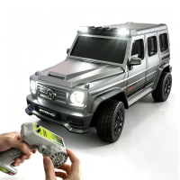 K23 1/64 2.4G RWD Mini RC Auto Volledig Proportionele LED Verlichting Afstandsbediening Off Road Klimmen Truck Desktop M