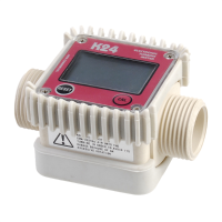 K24 5 50gmp Turbine Digital Diesel Fuel Flow Meter