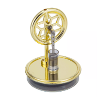 K311 Gouden Mini Lage Temperatuur Stirling Engine Model Aluminium Legering Verschil Stoomkracht Zuiger Natuurkunde Exper