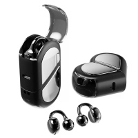 K521 TWS oorklem Hoofdtelefoon Draadloze Bluetooth 5.4 Oordop 9D Surround Sound Slimme Gespreksnoiseonderdrukking 24H Af
