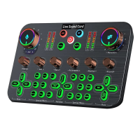 K600 Live Geluidskaart Gaming Audio Mixer Sound Processor Professionele Audio Mixing Console voor Live Streaming Podcast