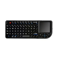 K808 Draadloze bluetooth Mini Keyboard met 7 kleurige achtergrondverlichting Touchpad Muis voor Smart TV Box PC Tablet