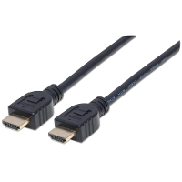 Manhattan 323222 CG HDMI kabel HDMI Aansluitkabel HDMI A stekker, HDMI A stekker 3.00 M Zwart 4K UHD, Audio Return Channel (ARC)