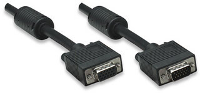 Kabel Vga Manhattan [1x Vga Stekker   1x Vga Bus] 30 M Zwart