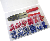 WKK 60349 Kabelschoen assortiment 0.50 MmÂ² 2.50 MmÂ² Rood, Blauw 1 set(s)