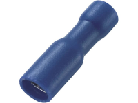 Kabelschoen, female (rond) 0.50 MmÂ² 1.50 MmÂ² Stift Ã: 4 mm Volledig geÃ¯soleerd Rood Conrad Components 738959 100 stuks