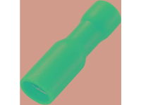Kabelschoen, female (rond) 1.50 MmÂ² 2.50 MmÂ² Stift Ã: 5 mm Volledig geÃ¯soleerd Blauw Conrad Components 739034 50 stuks