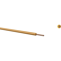 Kabeltronik 160102504 1 Draad LiFY 1 x 0.25 Mm² Geel per meter