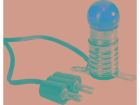 Kahlert Licht 60601 Verlichting Met metalen brug Rood E10 3.5 V