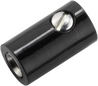 Kahlert Licht Miniatuur laboratoriumconnector Bus, recht Stift Ø: 2.6 Mm Zwart 1 stuk(s)