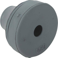 Kaiser Elektro 14.582.38 Kabelinvoertule Rubber Grijs 1 stuk(s)