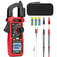 KAIWEETS KC604 Digitale Tangmeter True RMS AC/DC Spanningstroomtester NCV Detectie Automatische Uitschakeling LCD Achter
