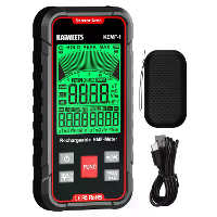 KAIWEETS KEMF 1 EMF detector 3 in 1 Handheld Oplaadbare Meter Magnetisch Elektrisch RF Straling WiFi Signaaldetectie Gel