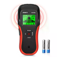 KAIWEETS KES01M 6 in 1 Stud Finder Muur Scanner Hoge Gevoeligheid Microprocessor Chip LCD Scherm Detecteert Metalen Leve
