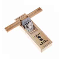 KAKURI Houtbewerking Handbankje 42 mm koolstofstaal verwisselbaar mes 180 mm hardhouten lichaam Timmerman gladmakend ger