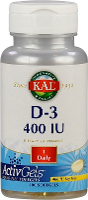 Kal Vitamine D3 10mcg Capsules