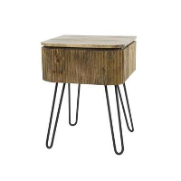 Kalfort Belisa Nachtkastje staand 1 lade mangohout 45x40x60