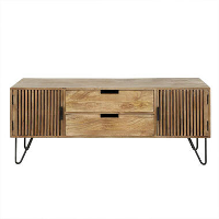 Namra tv meubel mangohout zandkleur   35x135x55 cm