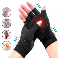 KALOAD 1 paar Copperion artritis compressiehandschoenen voor volwassenen verlicht handpijn zwelling carpaaltunnelsupport
