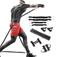 KALOAD 150lbs 12stuks Weerstands Bokstraining Set MMA Boksen Uitrusting Volledige Lichaam Workout Kit Thuis Taekwondo Kr