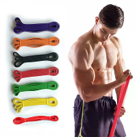 KALOAD 1PCS 15 35lbs Weerstandsband Sterke Latex Elastische Band Kracht Oefening Hulp Pilates Gym Fitness Apparatuur Ver
