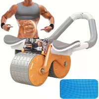 KALOAD 2 wiel automatische rebound slimme telling abdominale elleboog ondersteuning met telefoonhouder vlakke plaat oefe