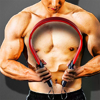 KALOAD 30 60lbs Handgreepversterker Power Bar Arm Bovenlichaam Krachttraining Bar Spiertraining Arm Builder