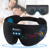 KALOAD 3D Contour Kop Ontwerp Oog Yoga Masker Muziek Speel Comfortabele Slaap Koptelefoon met Ingebouwde HD Spreker Mask