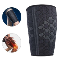 KALOAD Dij Mouwen Brace Gebreide Compressie Been Mouwen Beenwarmer Fitness Running Benen Ondersteuning Onder Druk Guard