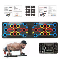 Bominfit Draagbare Multifunctionele Push up Bord   Fitness  en Spiertrainingsapparaat Thuis Workout Set Krachttraining