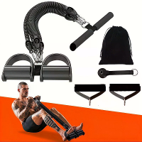 KALOAD Multifunctionele Fitness Weerstandsband Pedal Pull Up Sit Up Trainer Verstelbare Volledige Lichaam Oefenapparatuu