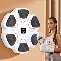 KALOAD Muzikale Bokszak Wandgemonteerd 6 Doelen Slimme LED Luminous Boksmachine Volwassen Sport Trainingsapparatuur