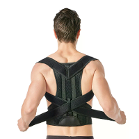 KALOAD Rugcorrector voor Mannen en Vrouwen Ademend Lumbaal Ondersteuningsbandage met Rechte Rugondersteuning Ergonomisch