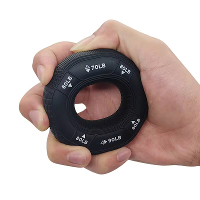 KALOAD Siliconenn Verstelbare 20 90LB Handgreep Kracht Oefening Grip Ring Fitness Vinger Onderarm Trainer Carpaal Expand
