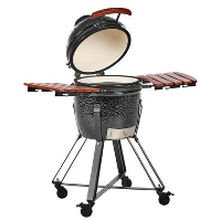 KAMADO   Houtskoolgrill   Zwart   Keramiek