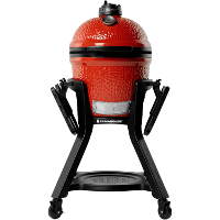 Kamado Joe Joe Jr kar met zijtafels barbecuewagen