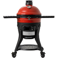 Kamado Joe Konnected Joe digitale houtskoolgrill en  roker barbecue