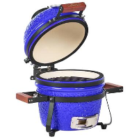 KAMADO   Mini houtskoolgrill   Blauw   Keramiek