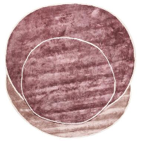 KANRACH   Vloerkleed   Roze   200 x 200 cm   Viscose