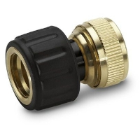 Kärcher Home & Garden 2.645 017.0 Kärcher Messing Slangkoppeling 13 mm (1/2)   15 mm (5/8) Waterstop