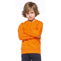 Oranje katoenmix sweater voor kinderen   normale pasvorm   koningsdag/sport