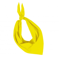 Zakdoek bandana geel